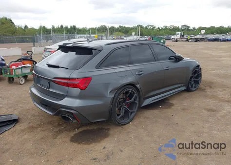 2024 Audi Rs 6 Avant Performance Tfsi Quattro Tiptronic из США, поврежденный, VIN WUA1DBF23RN902108